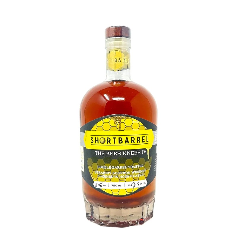 Shortbarrel The Bees Knees IV Double Barrel Toasted Finished In Honey Casks Kentucky Bourbon Whiskey