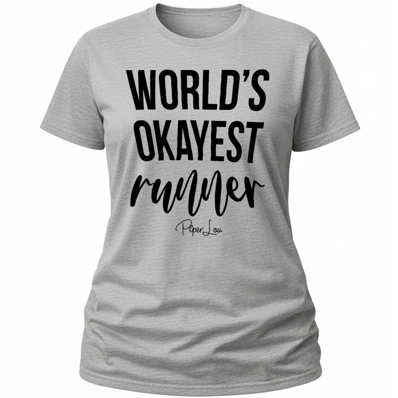 World's Okayest Runner - Classic Tee White