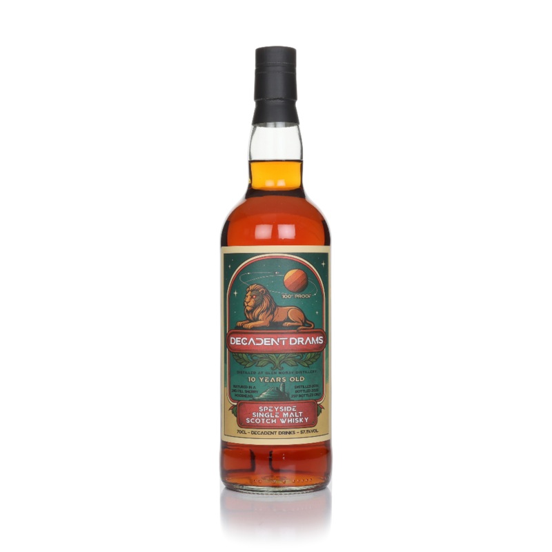 Glen Moray 10 Year Old 2014 - Decadent Drams (Decadent Drinks) Single Malt Scotch Whisky | 700ML