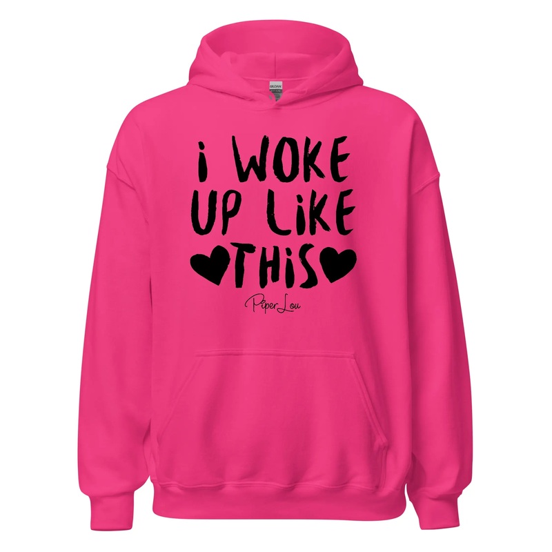 I Woke Up Like This - Graphic Hoodie White