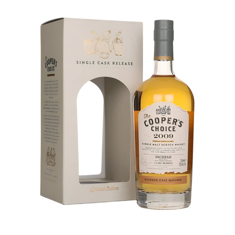 Inchfad 15 Year Old 2009 Cask #1012 - The Cooper's Choice (The Vintage Malt Whisky Co.) Single Malt Scotch Whisky | 700ML