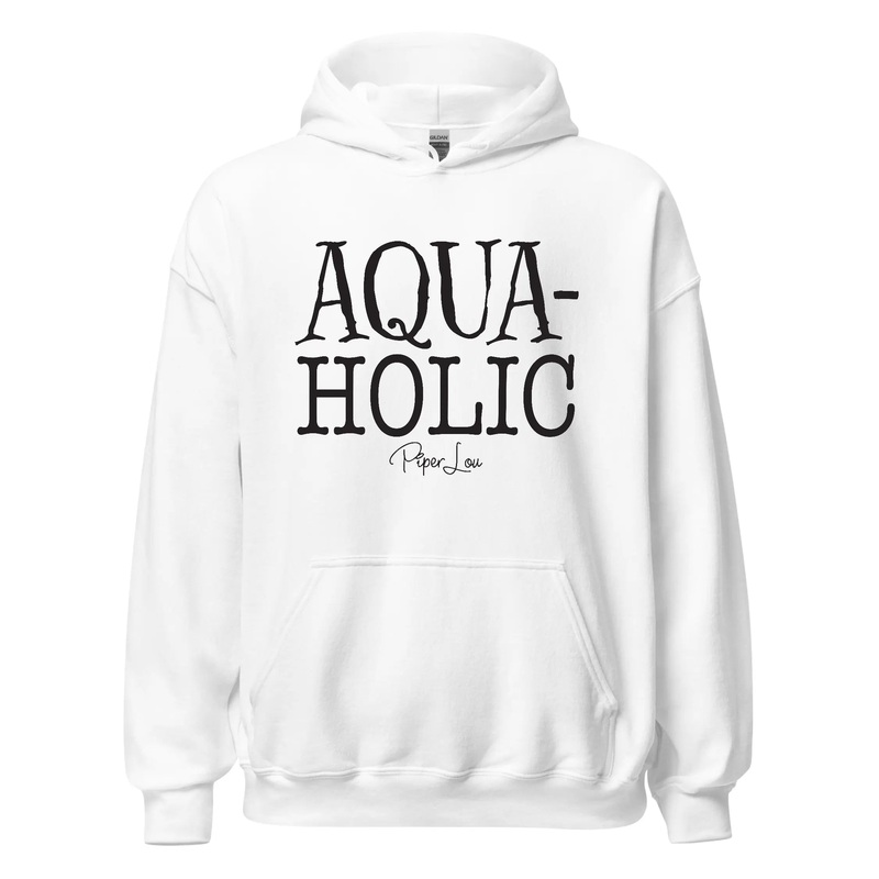 Aqua Holic - Graphic Hoodie White