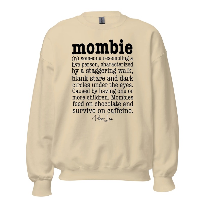 Mombie - Crewneck Sweatshirt White