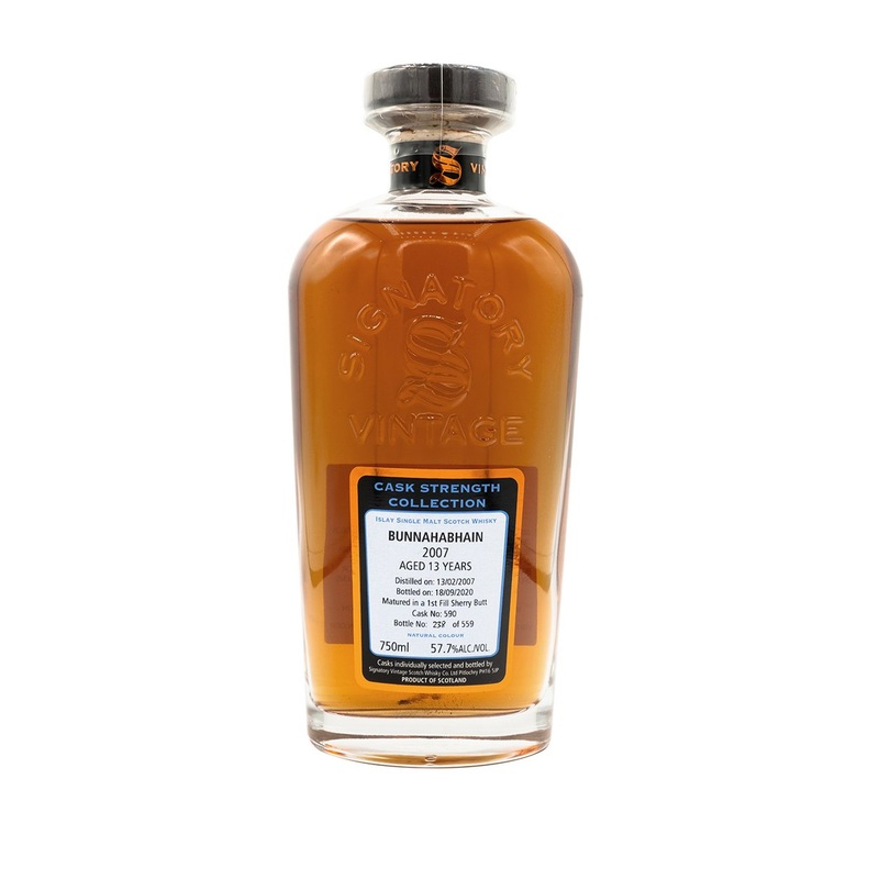 Signatory Single Cask Bunnahabhain 13 Year Old (Cask# 590) Single Malt Scotch Whisky
