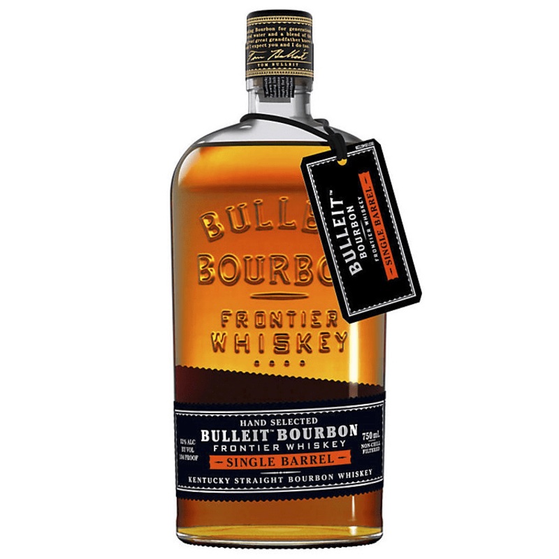 Bulleit Straight Bourbon Frontier Whiskey Single Barrel 750ml