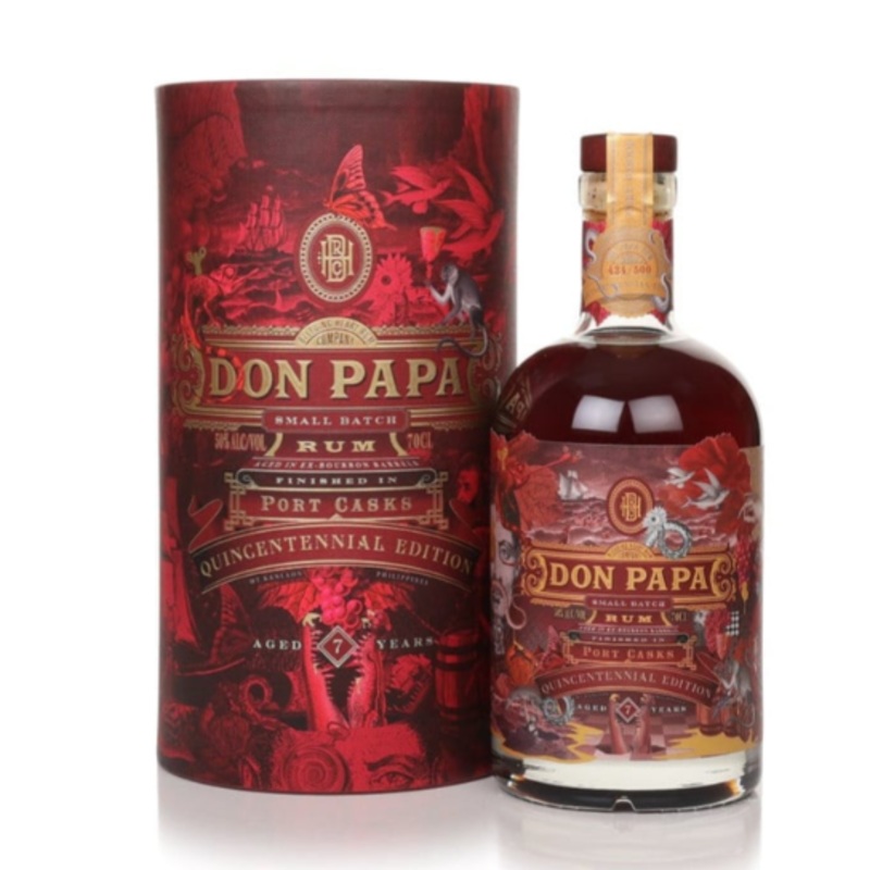 Don Papa 7 Year Old Port Casks Finish Quincentennial Edition Rum | 700ML