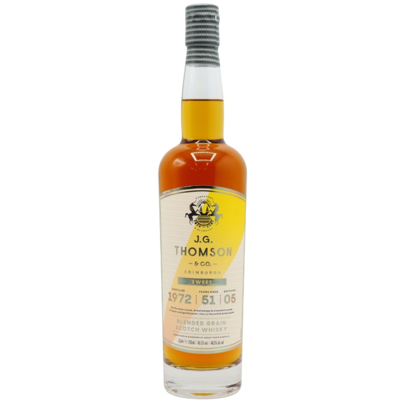 J.G. Thomson 51 Year Old 1972 Vintage Blended Grain Scotch Whisky | 700ML