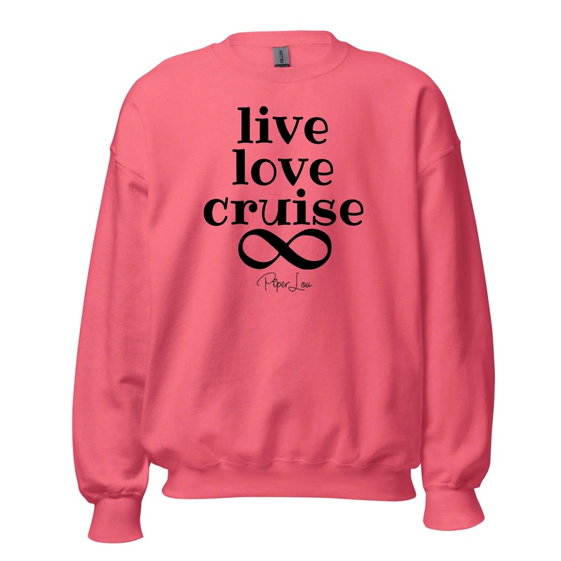 Live Love Cruise - Crewneck Sweatshirt White