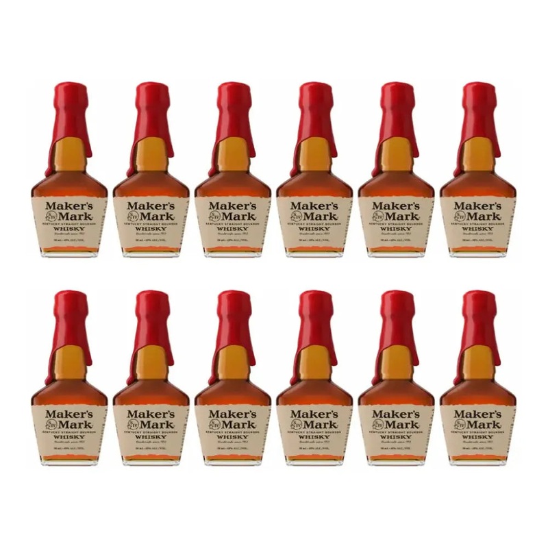 Maker's Mark Bourbon Whisky 50ml 12 Pack