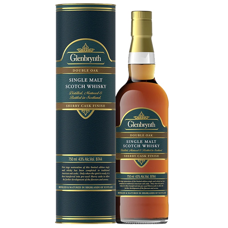 Glenbrynth | Double Oak | Sherry Cask Finish | Single Malt Scotch Whisky