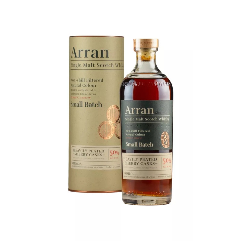 Arran Heavily Peated Sherry Matured for Sweden Single Malt Scotch Whisky | 700ML
