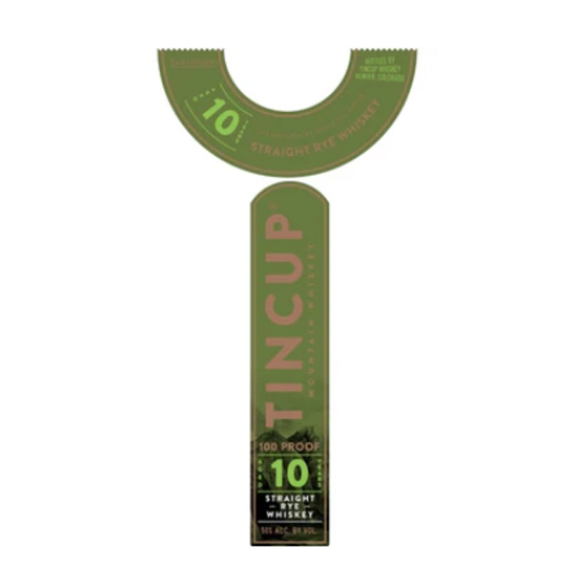 Tincup 10 Year Old Straight Rye Whiskey