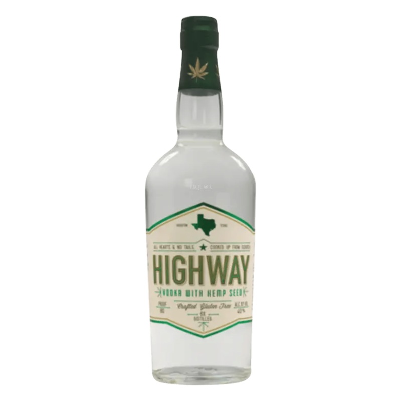 Highway Vodka With Hemp Seed