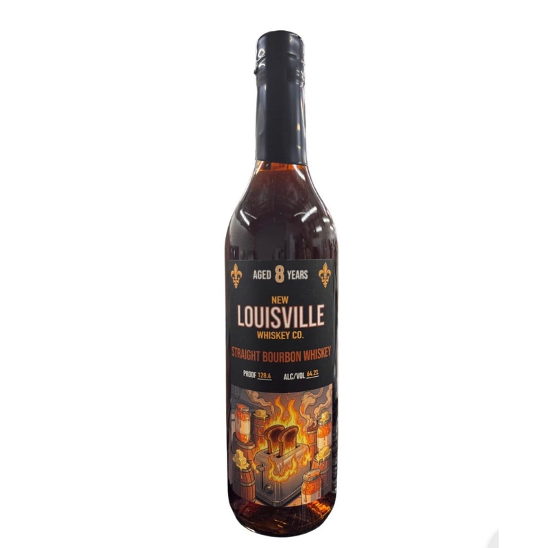 NEW LOUISVILLE 8 YEAR SINGLE BARREL BOURBON 'WEST COAST TOAST' 128.4 PROOF