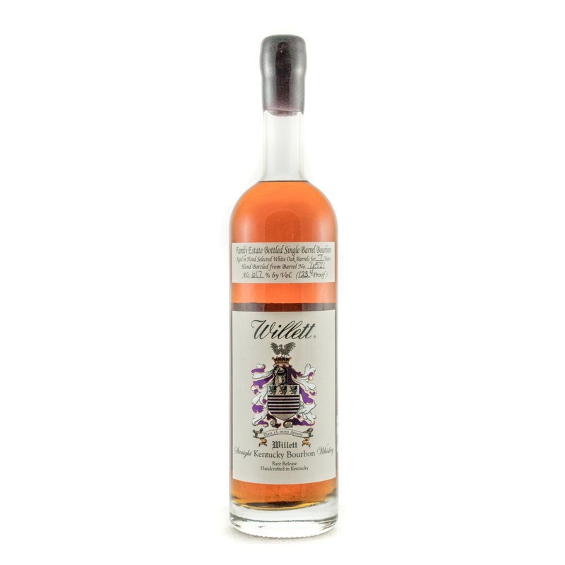 Willett Family Estate Bottled Bourbon 7 Years Old Barrel No. 6521 (Wax Top)