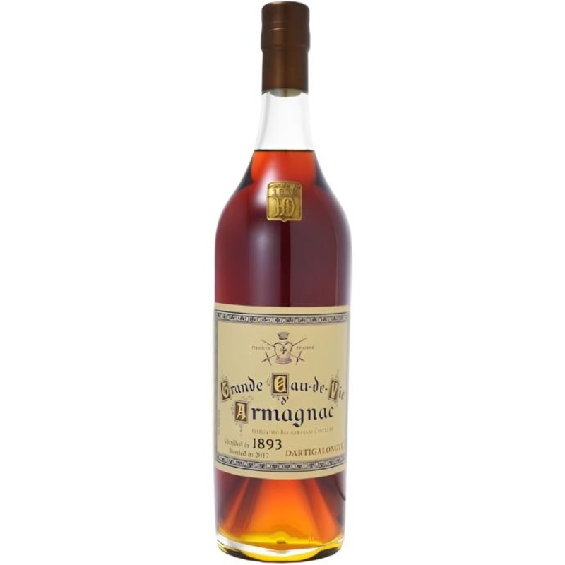 Dartigalongue Vintage Rare Vintages 1893 Armagnac
