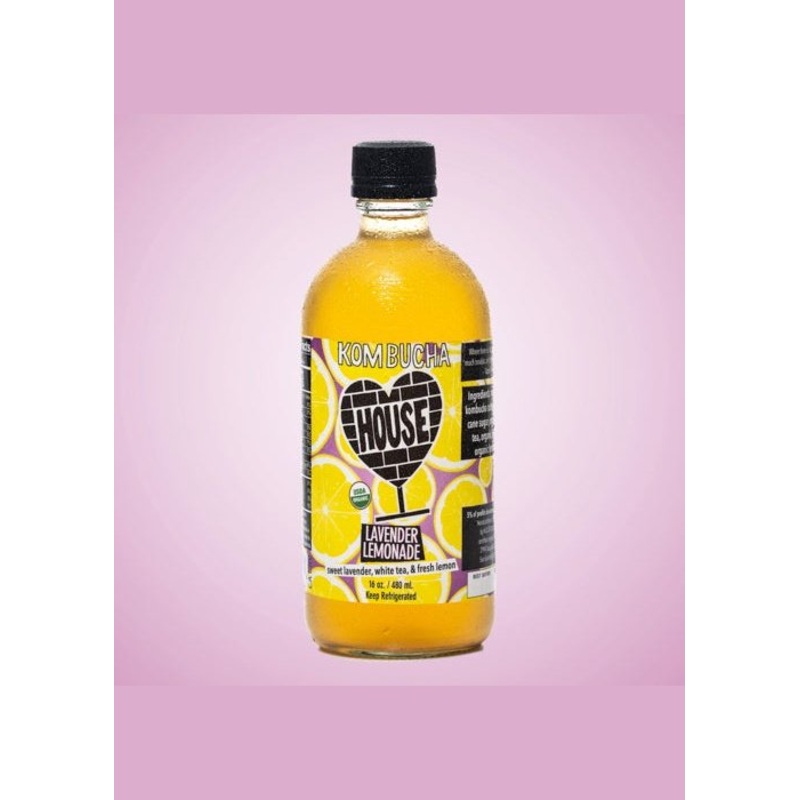 HOUSE KOMBUCHA Lavender Lemonade
