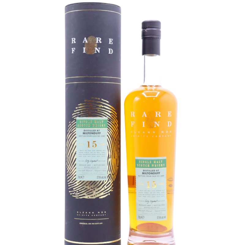 Miltonduff Gleann Mor Rare Find Single Cask #2646 2009 15 Year Old Single Malt Scotch Whisky | 700ML