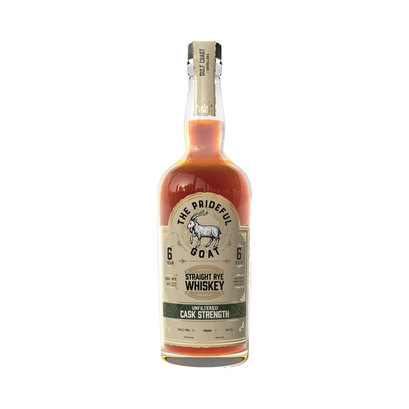 The Prideful Goat Small Batch Cask Strength Straight Rye Whiskey 6 Yr 750ml