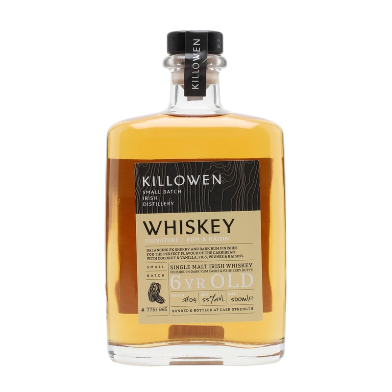 Killowen Rum & Raisin Batch 4 6 Year Old Single Malt Irish Whisky | 500ML