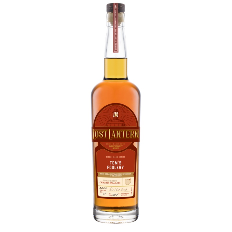 Lost Lantern | Tom's Foolery 10 Year Old | Ohio Single Cask #17 | Straight Bourbon Whiskey | 2024 Release