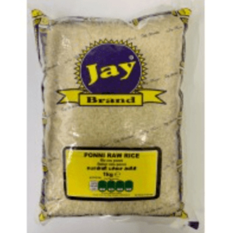 Jay Brand Ponni Raw Rice - 1kg