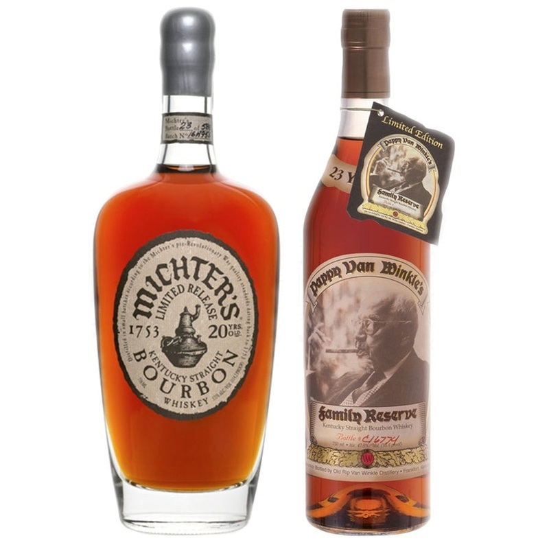 Michter's 20 Year Bourbon 2021 & Pappy Van Winkle 23 Year Bourbon Bundle