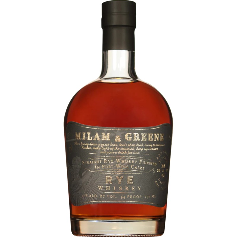 Milam & Greene Port Cask Wine Finished Rye Whiskey