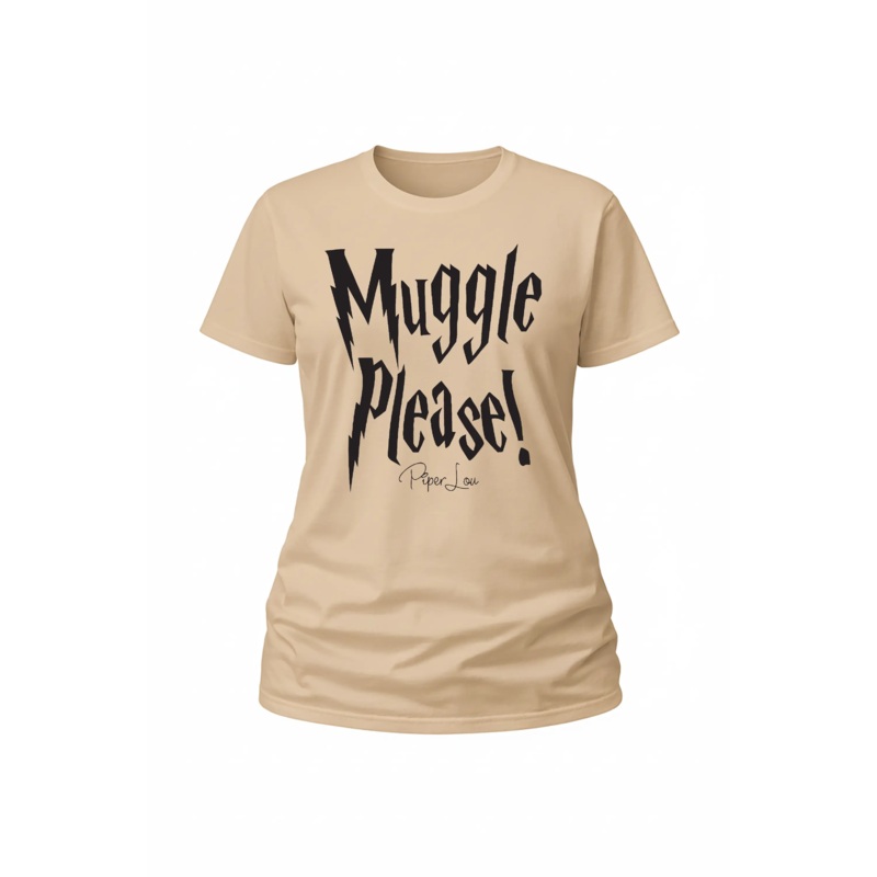 Muggle Please - Classic Tee White