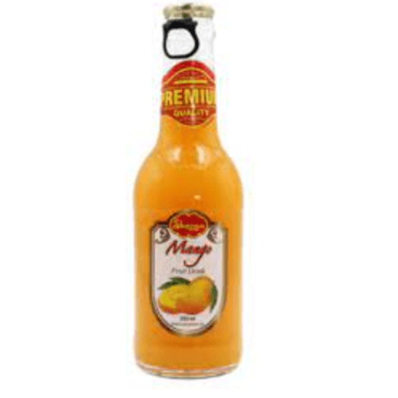Shezan Mango Fruit Drink Glass Bottle - 250ml