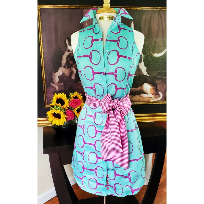 SUMMER SNAFFLES DRESS WITH SASH