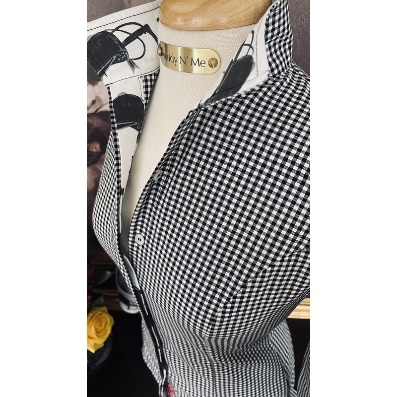 THORNTON HILL SHIRT ON BLACK GINGHAM
