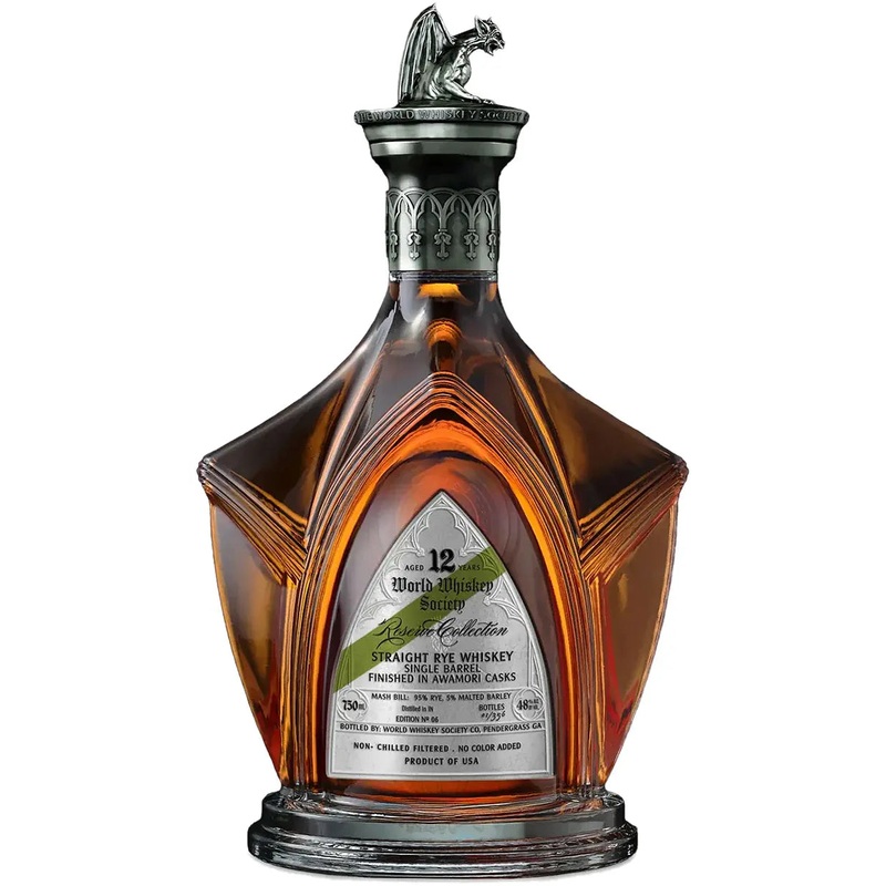 World Whiskey Society 12 Year Straight Rye Whiskey in Awamori Cask