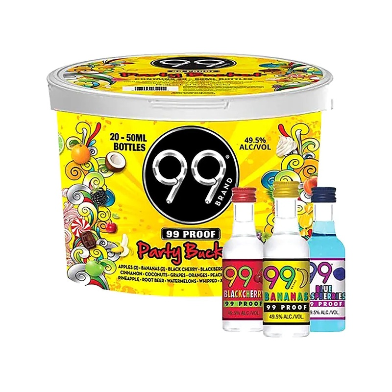 99 Brand Party Bucket 20-Pack 50ml Flavored Shots