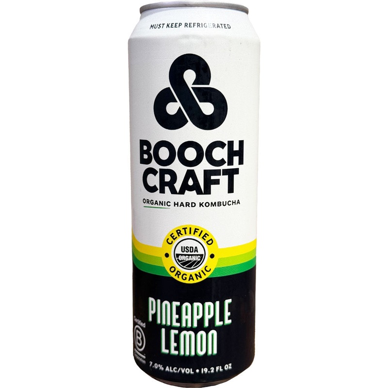 Booch Craft Pineapple Lemon Organic Hard Kombucha 19.2oz Can