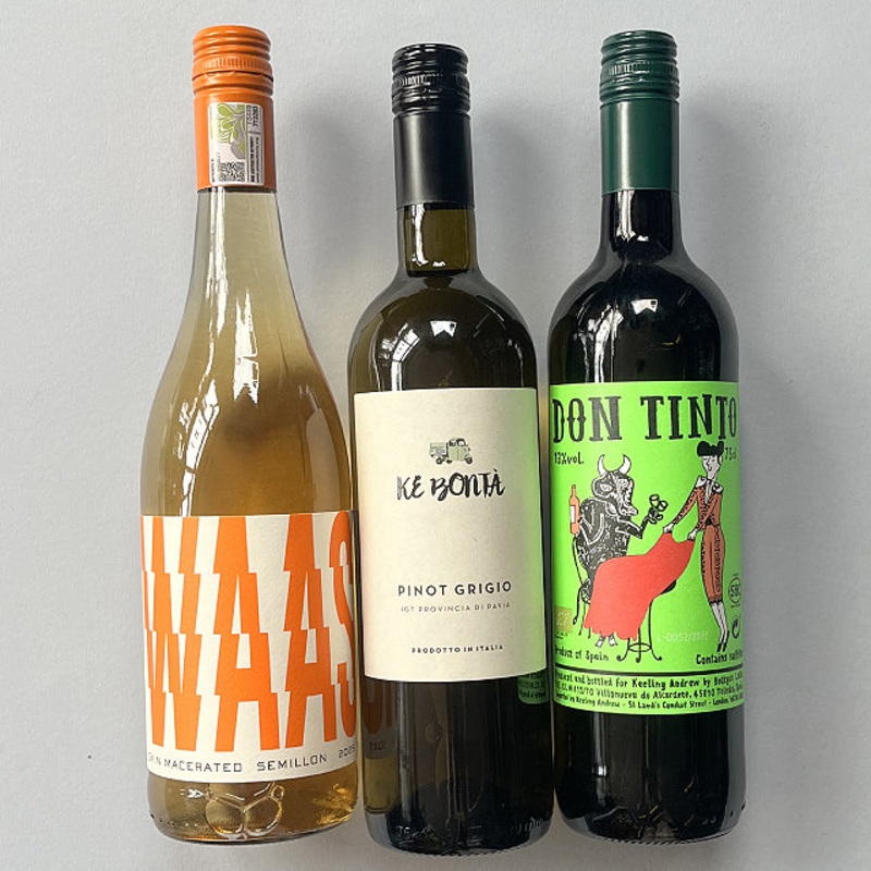 3 bottle mixed wine case