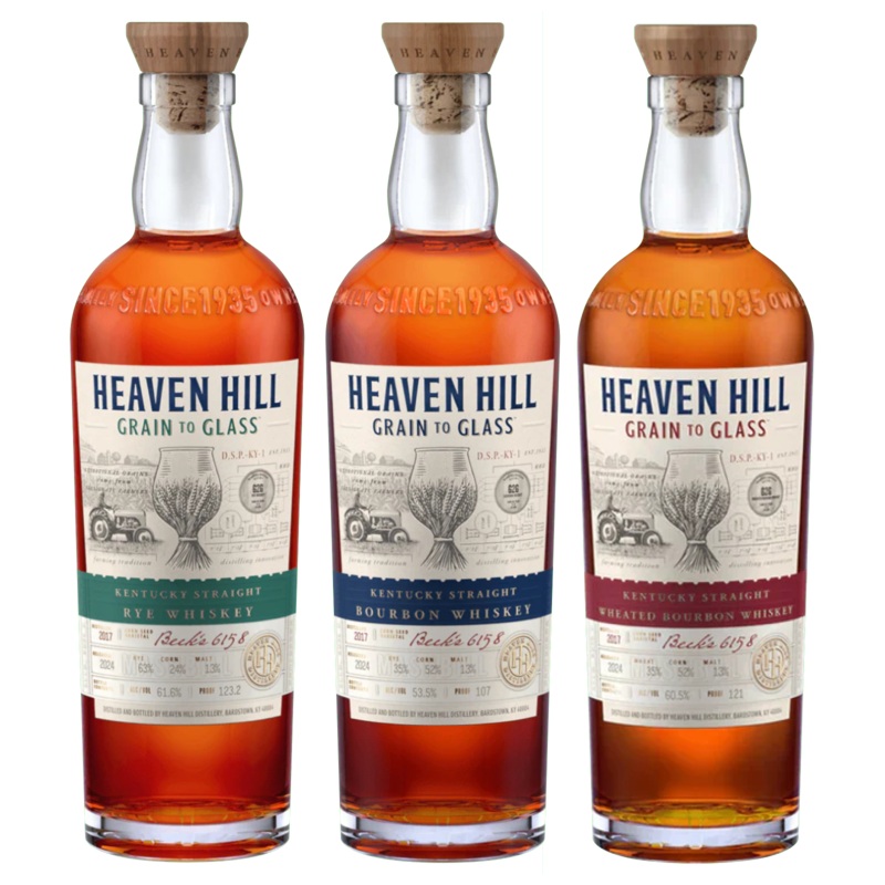 Heaven Hill Grain To Glass 3Pack Bundle