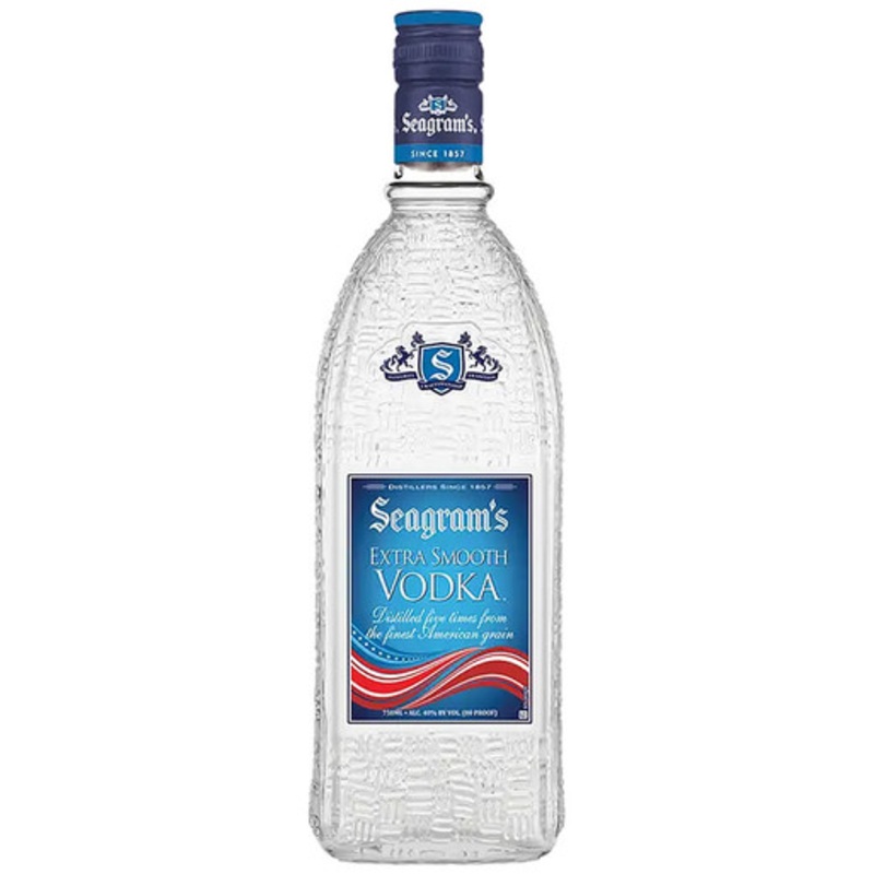 SEAGRAM EXTRA SMOOTH VODKA 750ML
