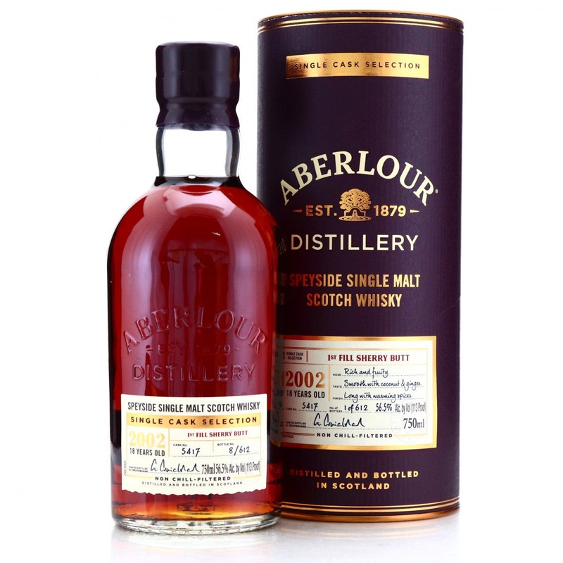 Aberlour 2002 Single Sherry Cask 18 Year Old