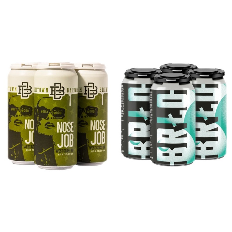 Boomtown Nose Job IPA 24 Pack & Brlo Pale Ale Can 24 Pack Bundle