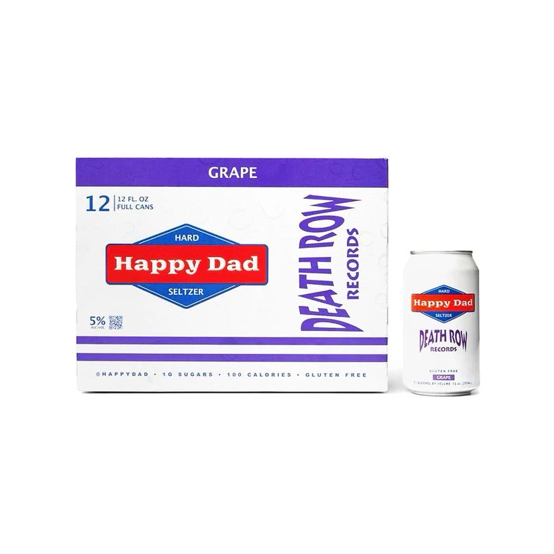 Happy Dad Hard Seltzer Death Row Records Grape