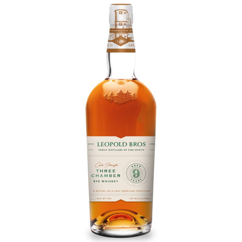 Leopold Bros 9 Year Cask Strength Three Chambers Rye Whiskey