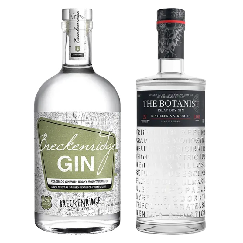Breckenridge Gin & The Botanist Dist Strength Bundle