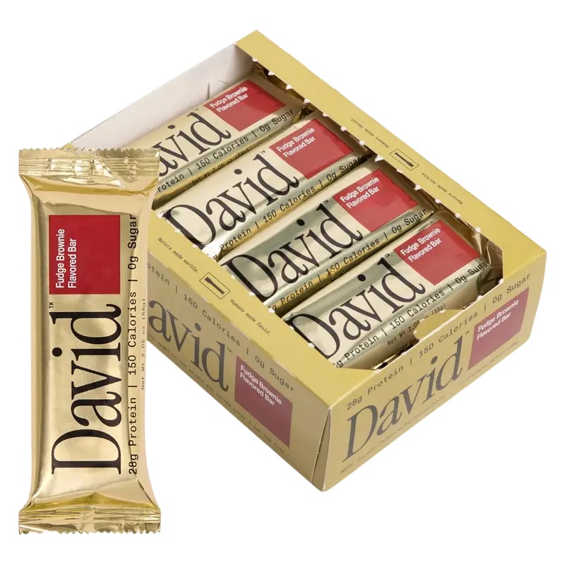 David Protein Fudge Brownie Bar 2.23oz