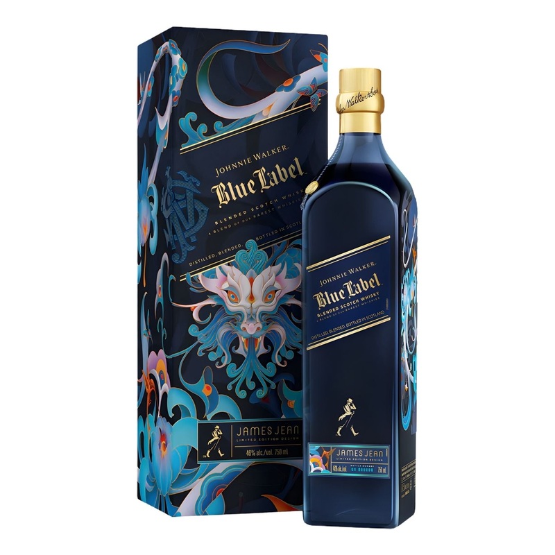 Johnnie Walker Blue Label Year of the Dragon Blended Scotch Whisky (Lunar New Year Edition) 750ml