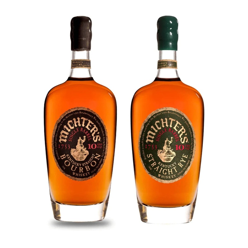 Michters 10 Year Bourbon and 10 Year Rye Whiskey Bundle (2 x 750ml)