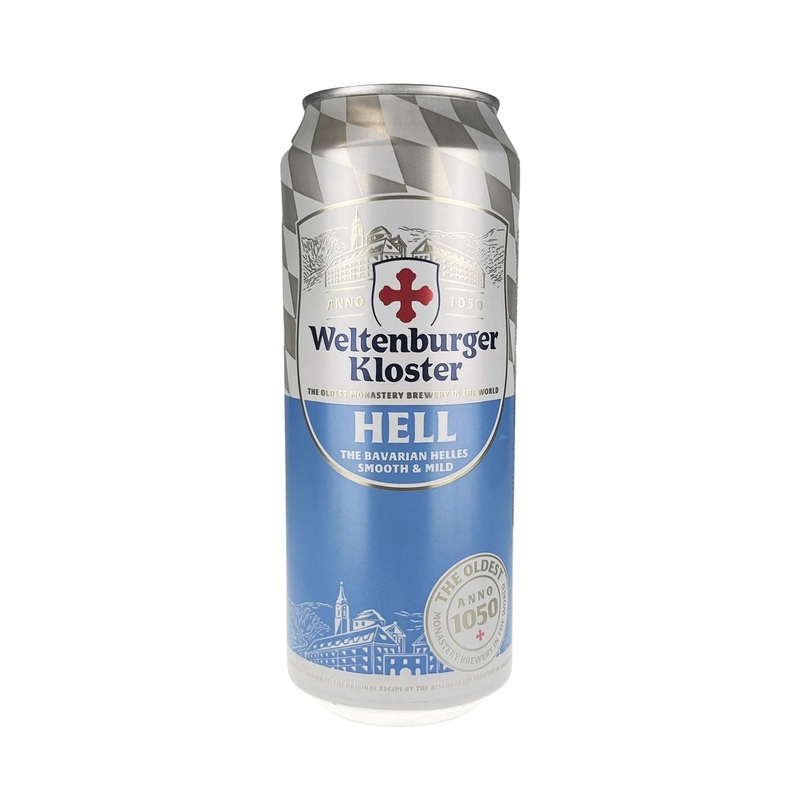 Weltenburger Kloster Hell 16.9 oz can (single)