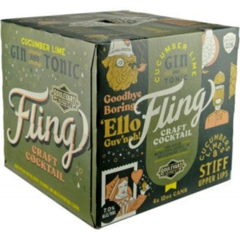 BOULEVARD FLING CUCUMBER LIME GIN & TONIC