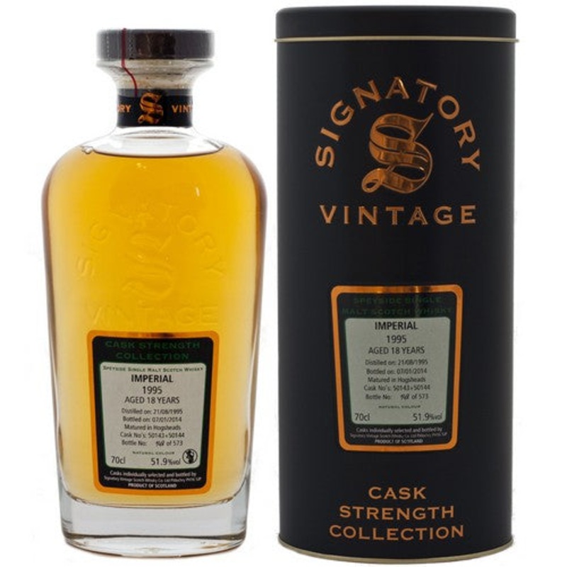 Imperial 18 Year Old 1995 Signatory Vintage