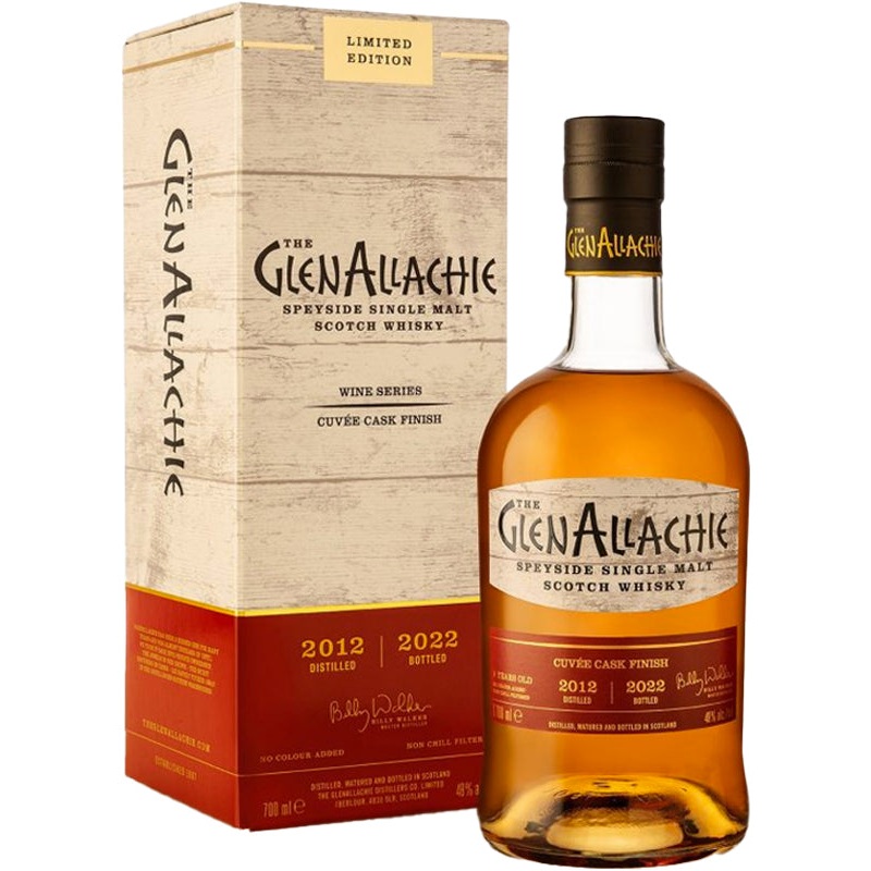 GlenAllachie Wine Series 9 Year Old Cuvee Cask Finish Scotch Whisky